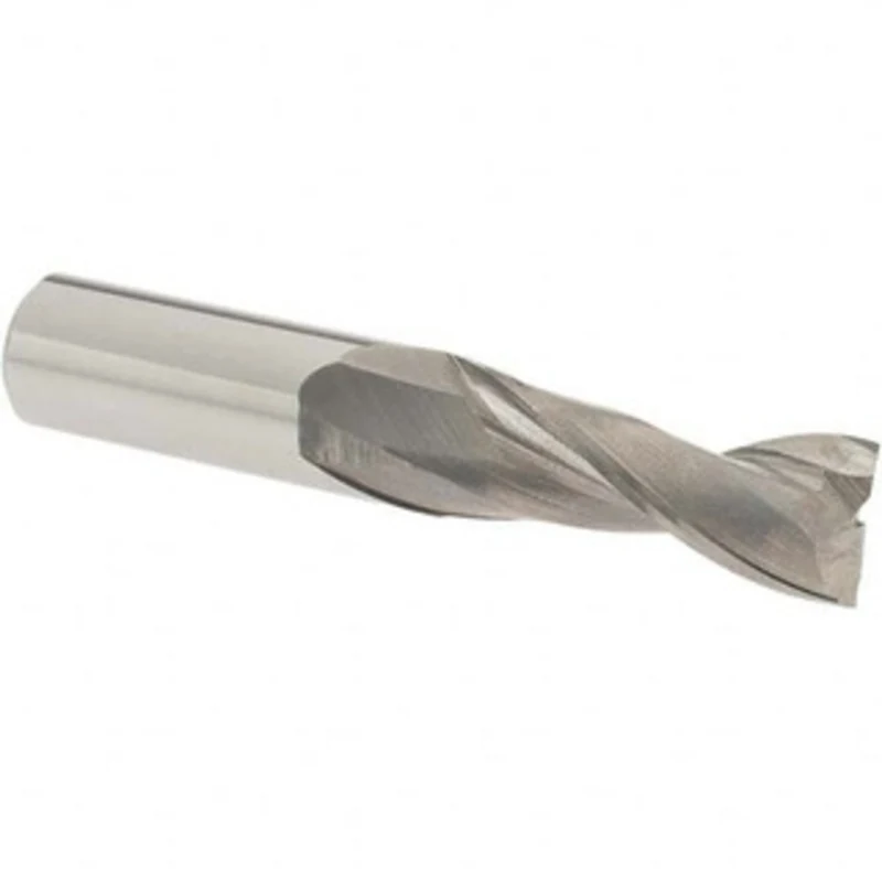 OSG 5/8, 1-5/8 LOC, 5/8 Shank Diam, 3-1/2 OAL, 2 Flute, Solid Carbide Square End Mill Single End, Uncoated, Spiral Fl...